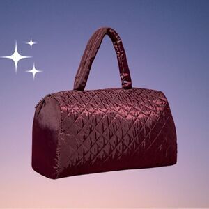 DSW Exclusive Burgundy Puffy Weekender NWT